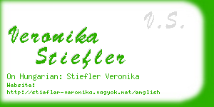 veronika stiefler business card